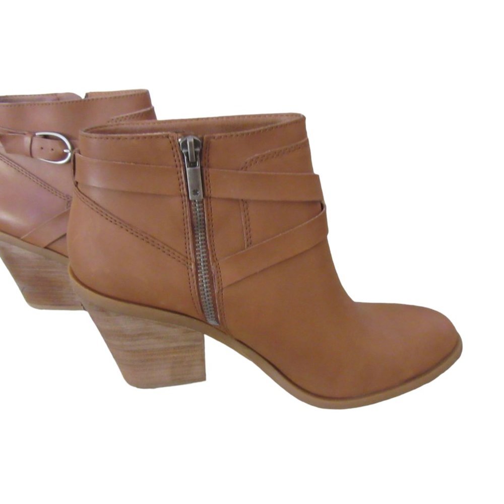 Great Pair of Brandnew Lucky Brand Ligh Brown Ankle Boots w Zipper in Sz 8 1/2 M - Picture 3 of 6